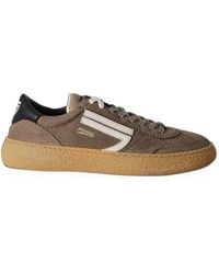 PURAAI - 1.01 Vintage Logo-Print Panelled Sneakers - Lyst