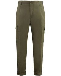 BOSS - Cargo-Pocket Pleat Detail Tapered Trousers - Lyst