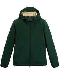 Woolrich - Veste En Coton À Capuche - Lyst