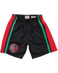 Mitchell & Ness - 1996-97 Philadelphia 76Ers Christmas Swingman Shorts - Lyst