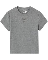 B+ AB - Ribbon-Detail T-Shirt - Lyst