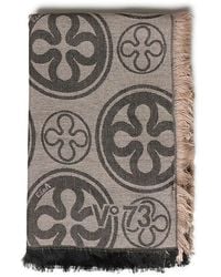 V73 - Écharpe À Logo En Intarsia - Lyst