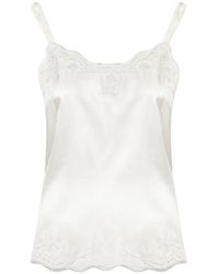 Dolce & Gabbana - Laced Pyjama Top - Lyst