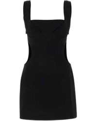 Marine Serre - Minikleid Mit Cut-Out - Lyst