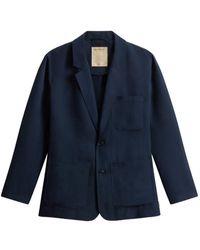Woolrich - Button Patch-Pocket Blazer - Lyst