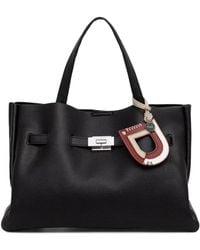 DKNY - Bryar Logo-Charm Pebbled-Texture Tote Bag - Lyst
