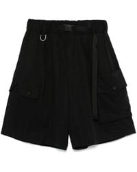 Y-3 - Twill Cargo Shorts - Lyst