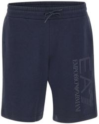 EA7 - Core Identity Logo Drawstring Shorts - Lyst