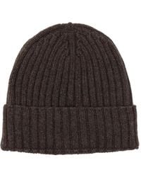 Dell'Oglio - Gerippte Beanie - Lyst
