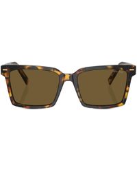 Miu Miu - Tortoiseshell-effect Square-frame Sunglasses - Lyst