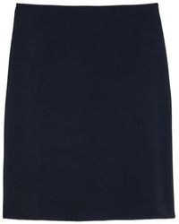 Jil Sander - A-Line Satin Mini Skirt - Lyst