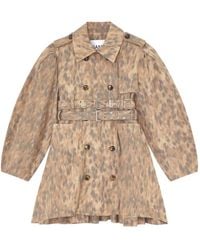 Ganni - Trench Coat - Lyst