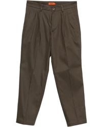 Barena - Pantalones de algodón con pinzas - Lyst