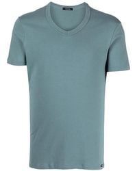 Tom Ford - V-Neck Stretch-Cotton T-Shirt - Lyst