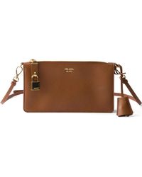 Prada - Pochette Pour Smartphone En Cuir Saffiano - Lyst
