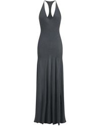 Oude Waag - Ripple Ribbed-Knit Maxi Dress - Lyst