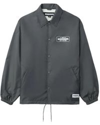Neighborhood - Logo-Patch Button-Fastening Jacket - Lyst