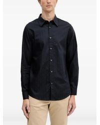 ARMANI EXCHANGE - Patterned Button Shirt - Lyst