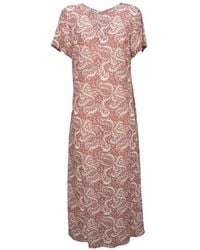 Weekend by Maxmara - Vestido Midi Con Motivo De Cachemira - Lyst