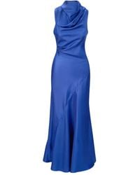 STAUD - Frida Silk Dress - Lyst