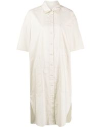 Lee Mathews - High-low Cotton Shirt Dress - Lyst