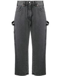 MM6 by Maison Martin Margiela High Waist Jeans - Grijs