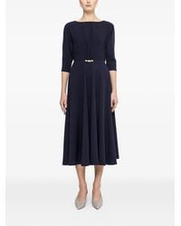 Nissa - Pearl Detail Midi Dress - Lyst