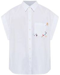 Paul Smith - Chemise À Fleurs Brodées - Lyst