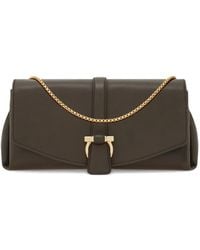 Ferragamo - Small Front Flap Shoulder Bag - Lyst