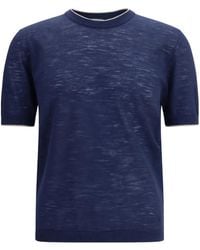 Brooksfield - Crew-Neck Short-Sleeve T-Shirt - Lyst