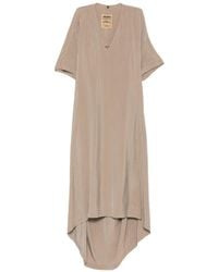 Uma Wang - Striped Midi Dress - Lyst