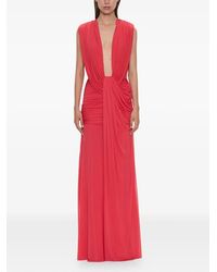 Christopher Esber - Ripple Ruched Draped Maxi Dress - Lyst