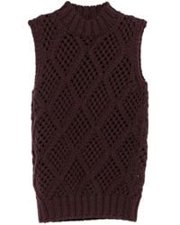 Eleventy - Top de punto de ochos - Lyst