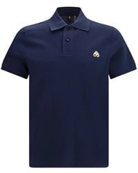 Moose Knuckles - Everett Logo-Plaque Polo Shirt - Lyst