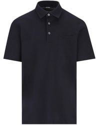 ZEGNA - Polo Con Taschino - Lyst