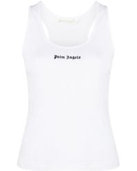 Palm Angels - Top in cotone - Lyst