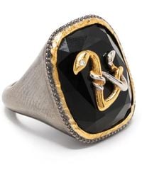 Zadig & Voltaire - Logo Plaque Ring - Lyst