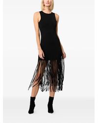 Toccin - Margaux Fringe Knit Dress - Lyst