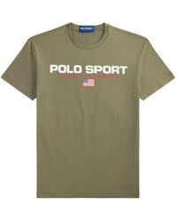 Polo Ralph Lauren - T-Shirt En Jersey Polo Sport À Coupe Classique - Lyst