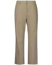 Brunello Cucinelli - Pantalon Cigarette À Fermeture Dissimulée - Lyst