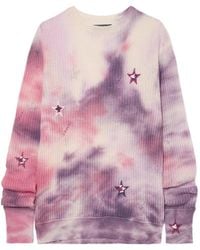 Amiri - Tie-Dye Stars Sweater - Lyst