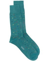 Paul Smith - Meribel Logo-Pattern Socks - Lyst
