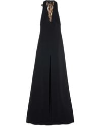 PUCCI - Langes Kleid mit V-Ausschnitt - Lyst