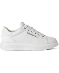 KARL LAGERFELD - Ikon Nft Kapri Leather Sneakers - Lyst