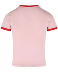 DIESEL T-Angie T-Shirt in Pink | Lyst
