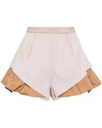 Toga - Panelled Flared Shorts - Lyst