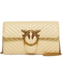 Pinko - Borsa A Spalla Love Bag Mini Con Decorazione - Lyst