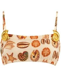 FARM Rio - Marine Shells-Print Balloon Top - Lyst