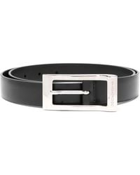 Dolce & Gabbana - Gürtel Aus Gebürstetem Leder - Lyst