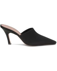 AMINA MUADDI - Jamie Pointed-Toe Mules - Lyst